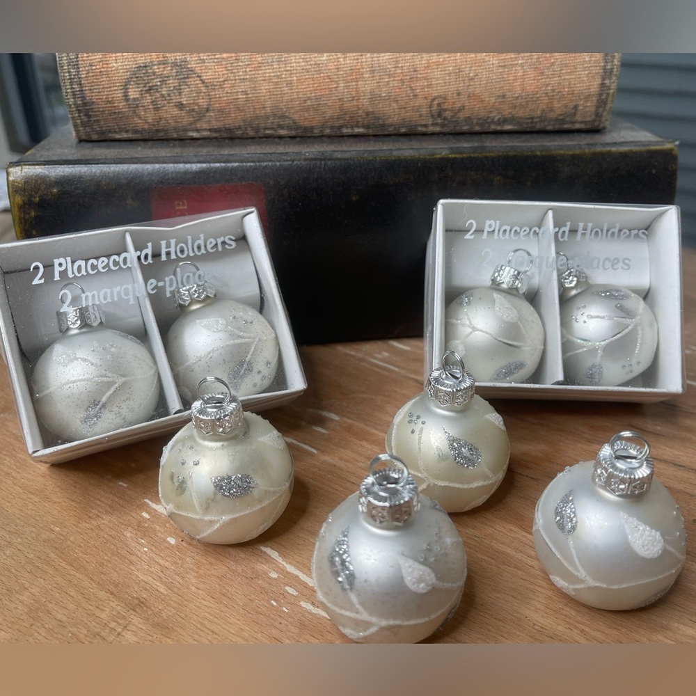 Set of 8 Christmas Placecard Holders